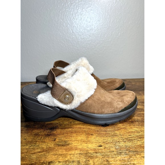 BZees Kismet Faux Fur Slip On Comfort Mules Shoes Women US Size 7.5M - Picture 4 of 13